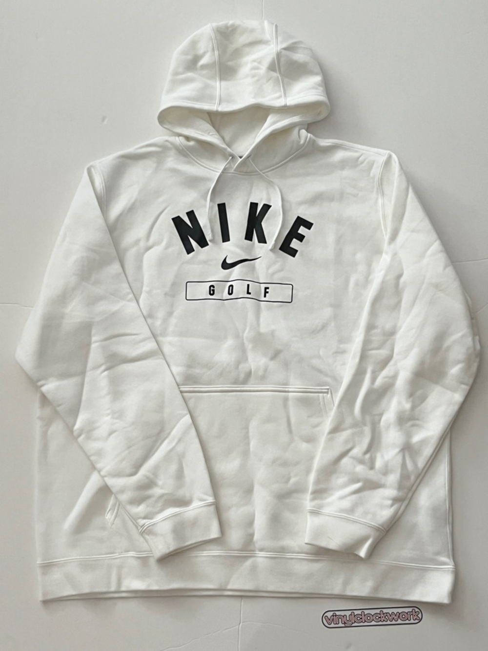 Nike Golf Club Fleece Pullover Hoodie Mens Size XXL 2XL White $65